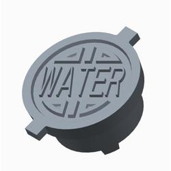 6-3/4 in. Cast Iron Valve Box Skirt Cover