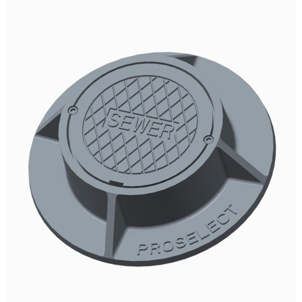 PROSELECT® 4 x 15 in. Cleanout Body and Cover 