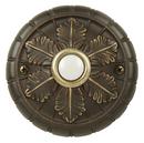 Lighted Surface Mount Push Button Door Bell in Antique Bronze