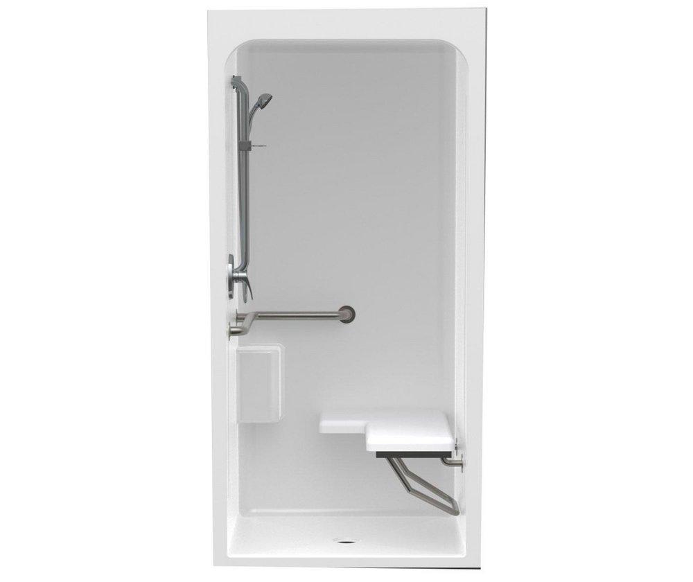 Aquatic White 36 x 36 in. ADA Shower 