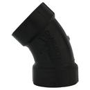 Black ABS DWV 45&deg; Elbow 