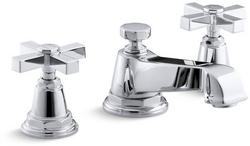 Two Handle Widespread Bathroom Sink Faucet in Polished Chrome