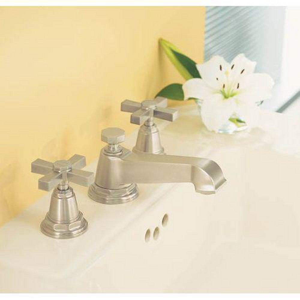 KOHLER Polished Chrome Two Handle Widespread Bathroom Sink Faucet 