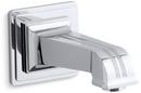 3-7/8 in. Wall Mount Bath Spout in Polished Chrome