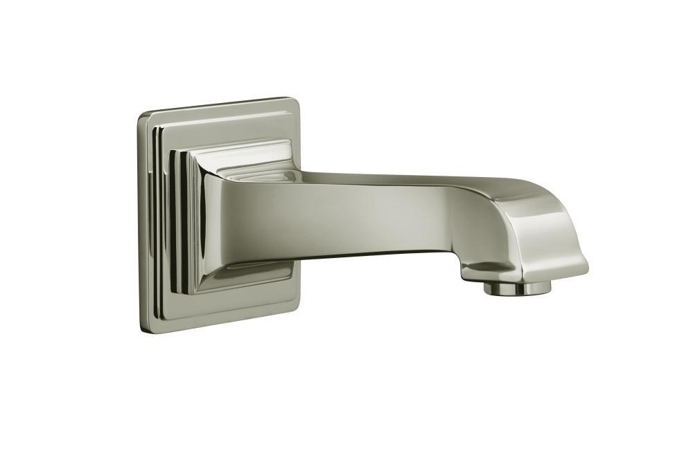 KOHLER Vibrant&reg; Polished Nickel Wall Mount Bath Spout 