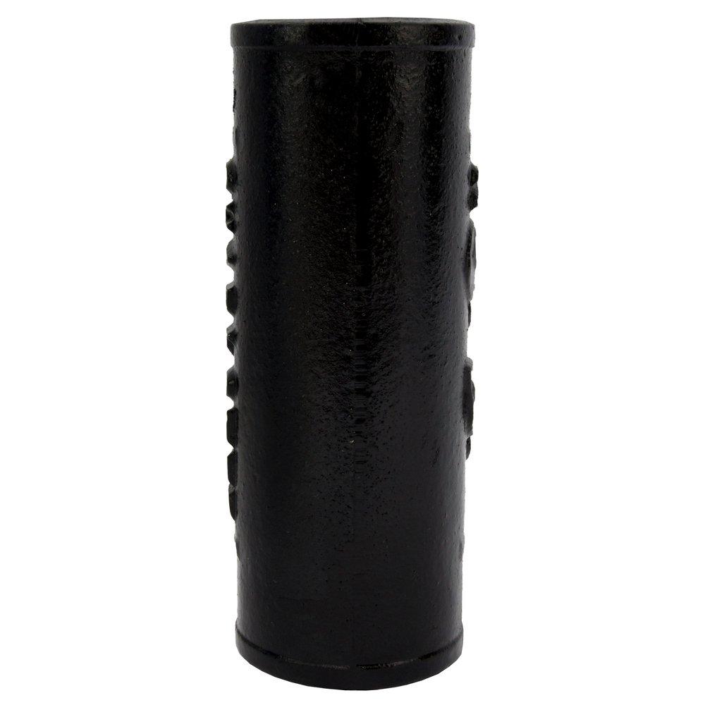 Black No Hub Cast Iron Sanitary Tee 