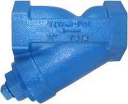 1 in. 250# Cast Iron Threaded Mesh Wye Strainer