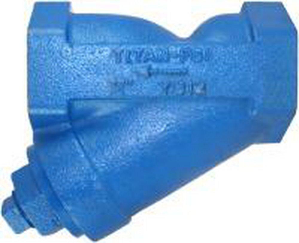 Titan Flow Control 250# Cast Iron Threaded Mesh Wye Strainer 