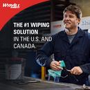 WypAll® Green/White Waterless Industrial Cleaning Wipes 9-1/2 x 12 in. 