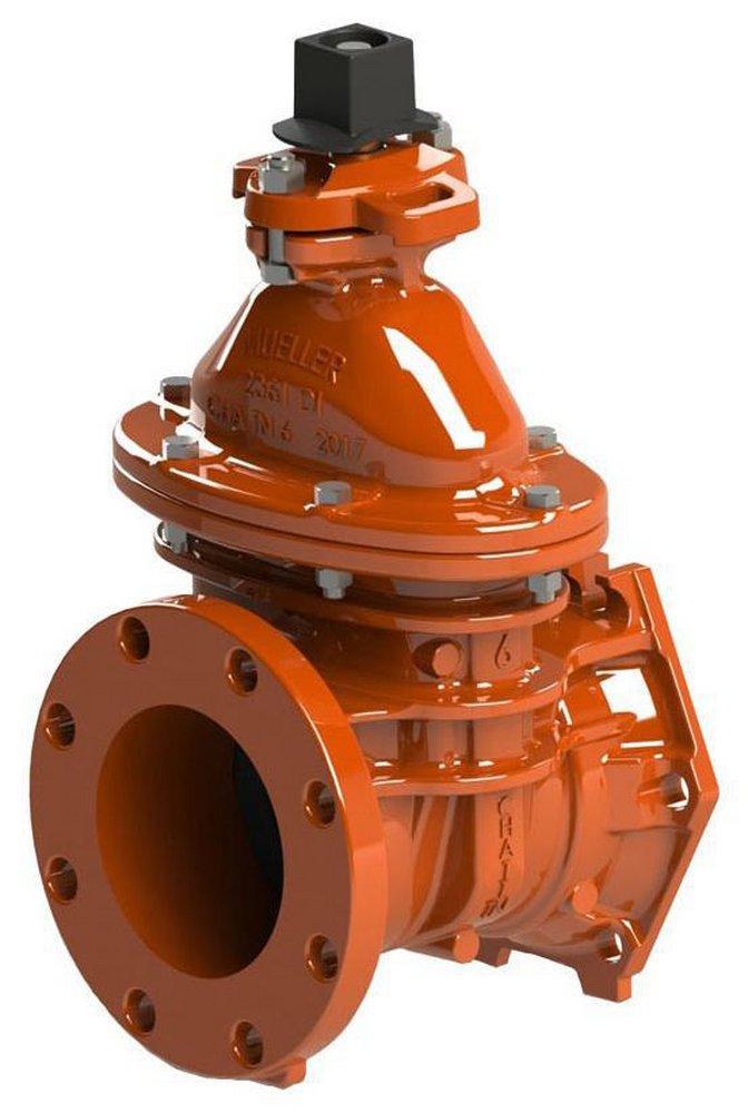 Mueller Company Mechanical Joint x Flanged Ductile Iron Open Left Resilient Wedge Gate Valve 