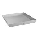 30 in. Galvanized Square Water Heater Pan