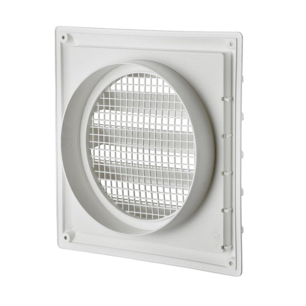 Lambro Industries White 10-1/4 in. White Louvered Hood 