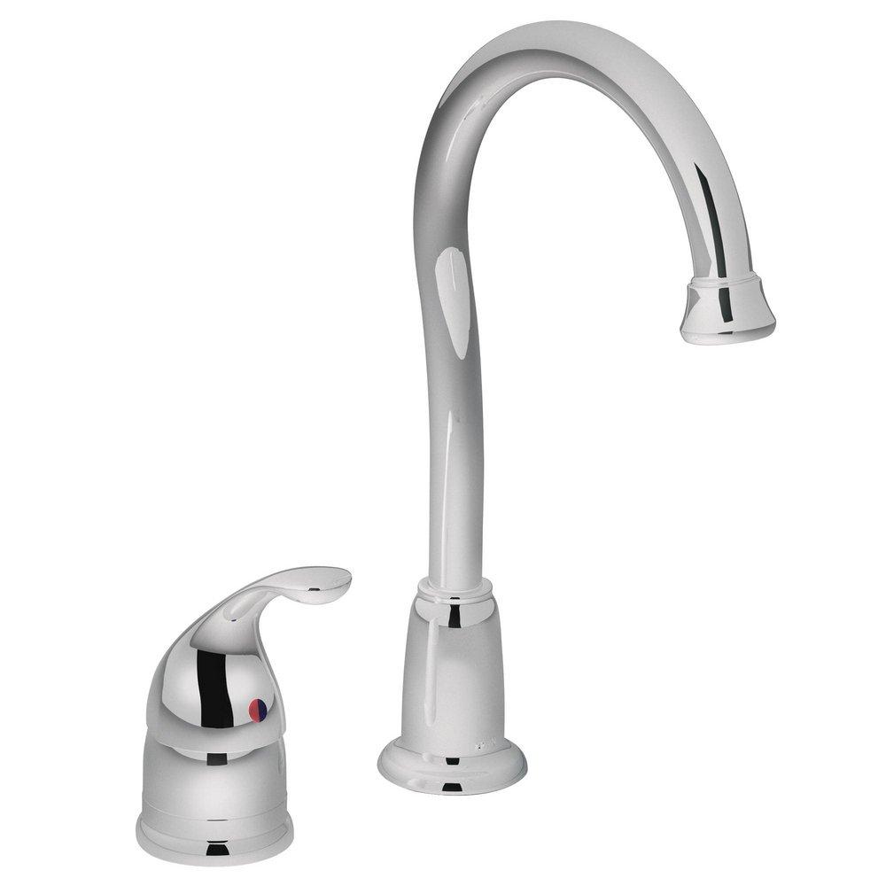 Moen Polished Chrome Single Lever Handle Bar Faucet 