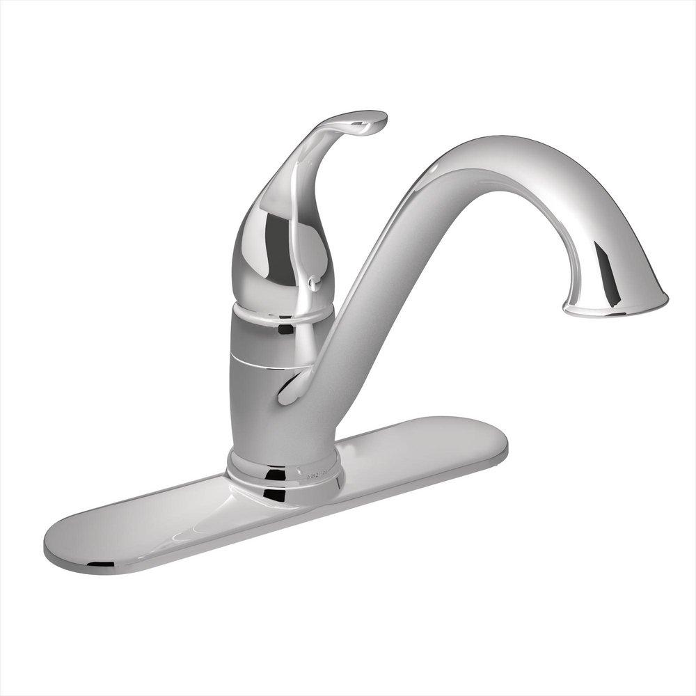 Moen Polished Chrome Single Handle Kitchen Faucet 