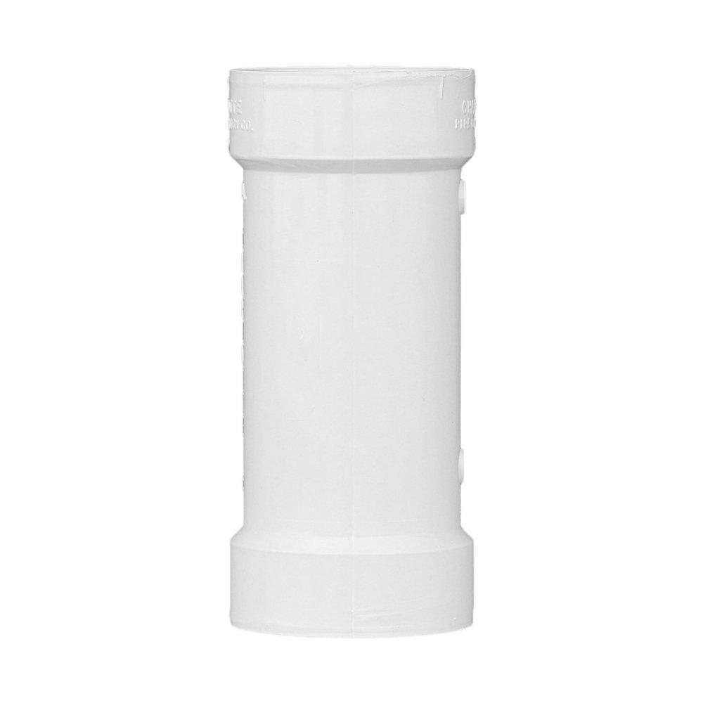 White PVC DWV Coupling 