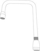 Moen Polished Chrome 6 in. Brass Spout 