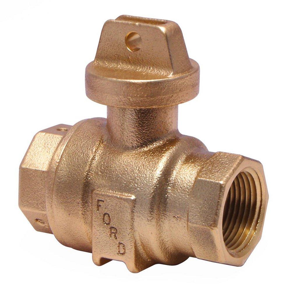 Ford Meter Box FIP Water Service Brass Ball Valve 