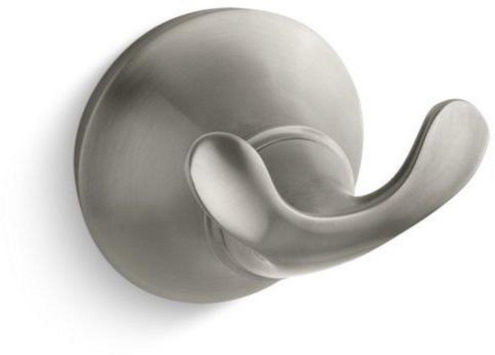 KOHLER Vibrant&reg; Brushed Nickel 2 Robe Hook 