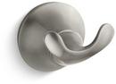 KOHLER Vibrant&reg; Brushed Nickel 2 Robe Hook 