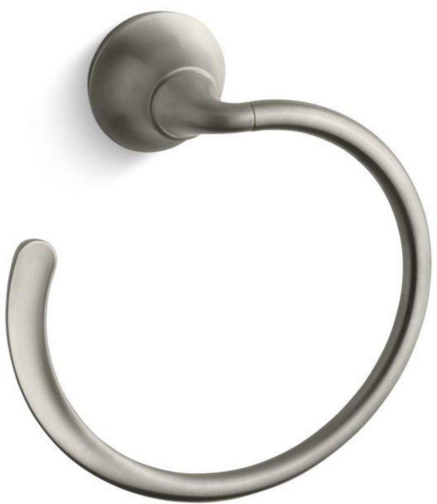 KOHLER Vibrant&reg; Brushed Nickel Round Open Towel Ring 