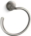 KOHLER Vibrant&reg; Brushed Nickel Round Open Towel Ring 
