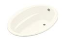 60 x 42 in. Drop-In Bathtub with Reversible Drain in Biscuit