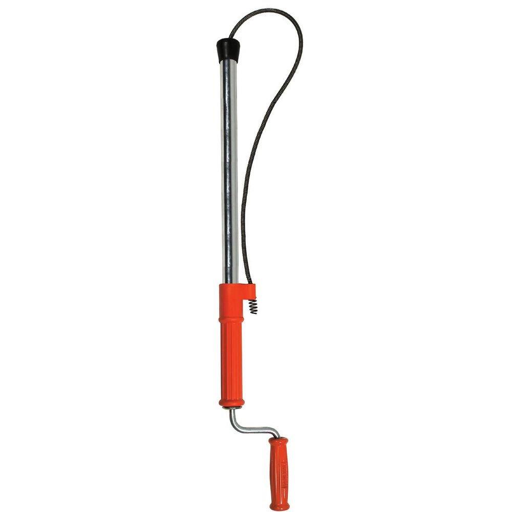 General Pipe Cleaners Silver 4 ft. Telescoping Urinal Auger 