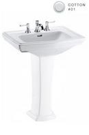 TOTO Cotton Pedestal Bathroom Sink 