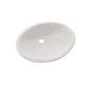 19-3/16 x 16-3/16 in. Oval Undermount Bathroom Sink in Colonial White
