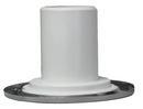 4 x 3 x 6 in. PVC Flange with Stainless Steel Ring
