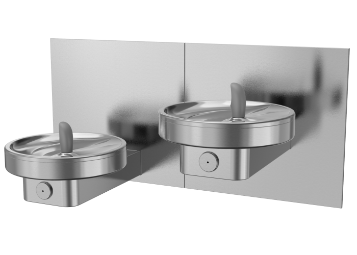 Oasis Brushed Stainless Steel Drinking Fountain in Brushed Stainless Steel 