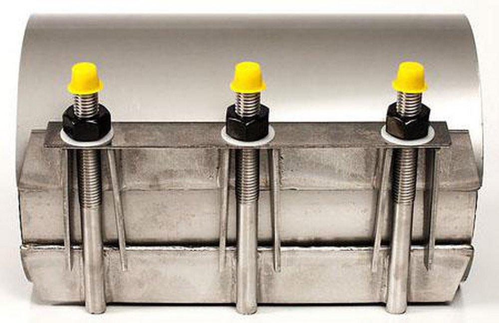 Romac Industries 3 in. Stainless Steel Repair Clamp 