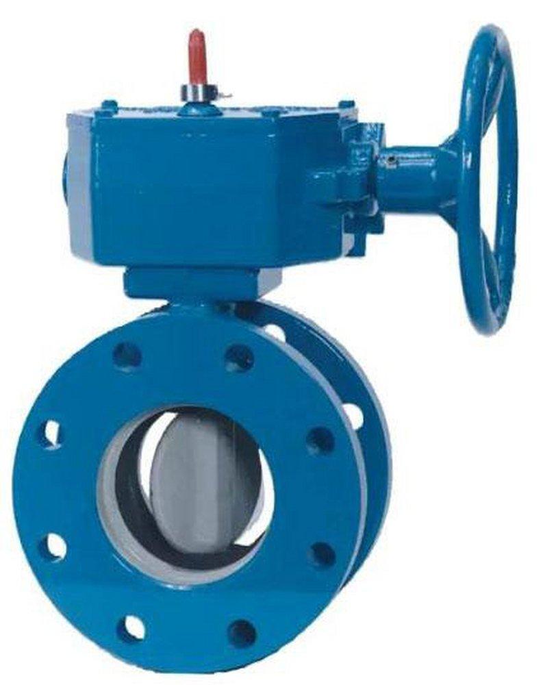 Henry Pratt Cast Iron Buna-N Wheel Handle Butterfly Valve 