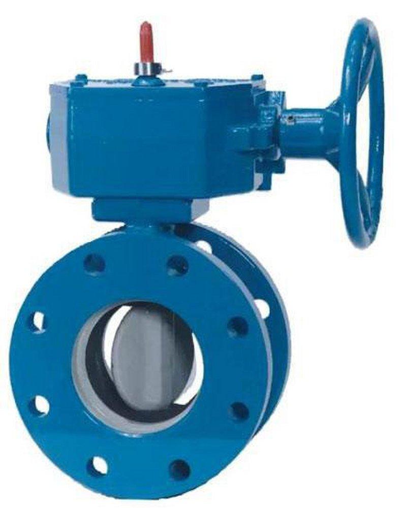 Henry Pratt Cast Iron Buna-N Wheel Handle Butterfly Valve 