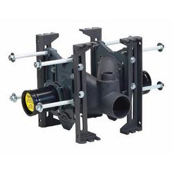 4 in. Horizontal Double Adjustable Carrier in Black