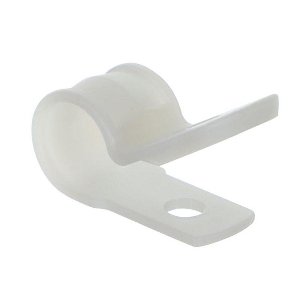 DiversiTech&reg; Nylon Wire and Cable Clamp in White (Pack of 100) 