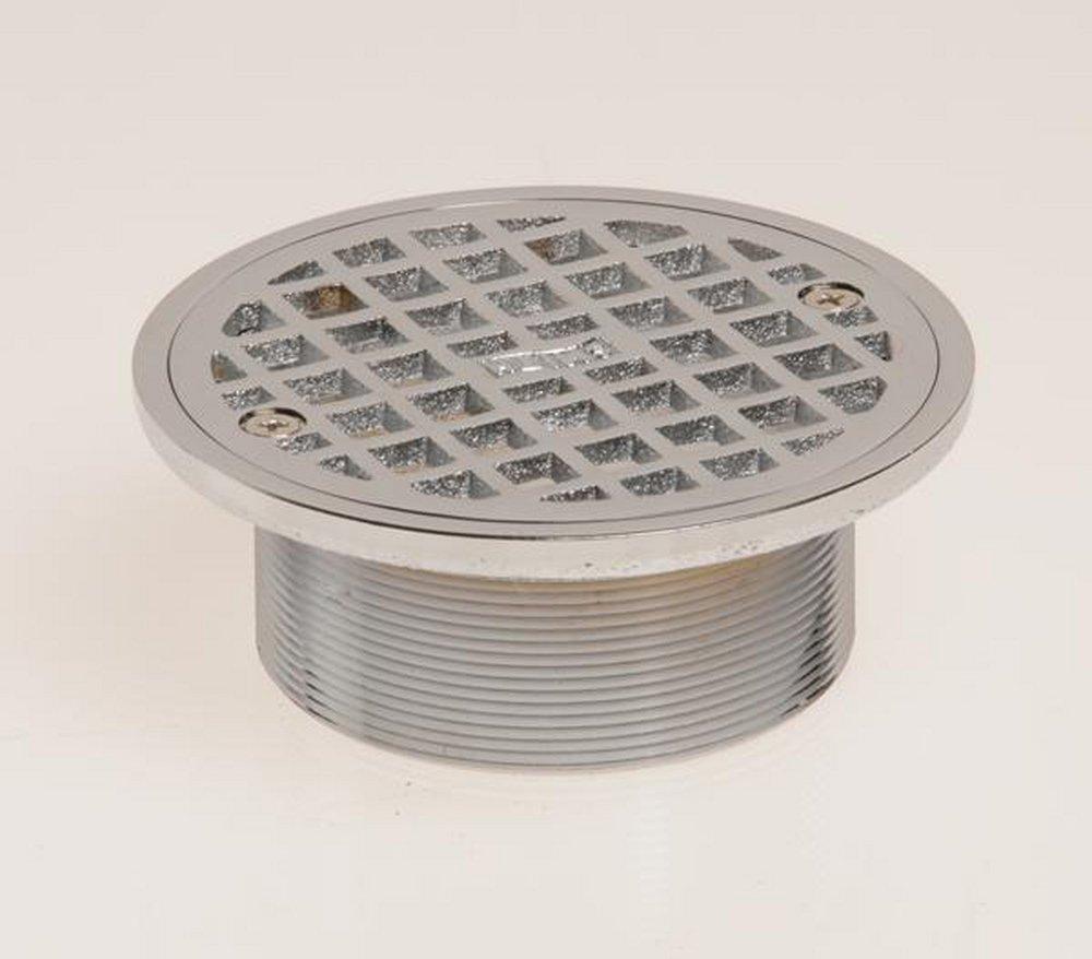 Jay R. Smith Adjustable Strainer with Round Grate Top Nickel Bronze 
