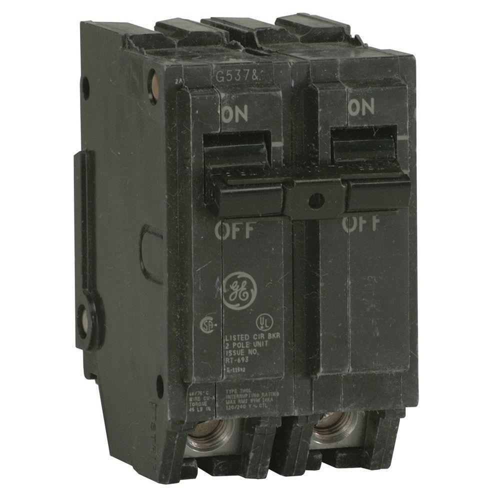 GE Industrial Systems 120/240V 2 Pole Circuit Breaker 