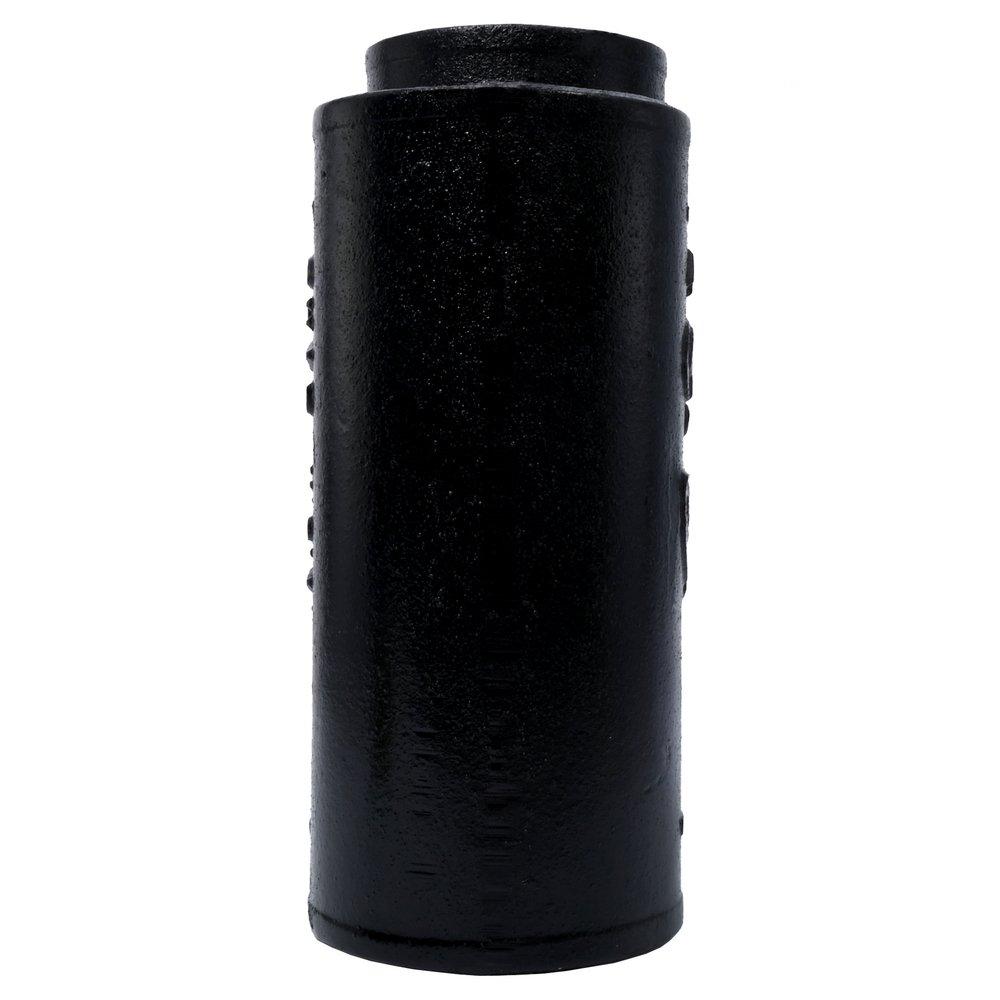 Black No Hub Cast Iron Upright Wye 