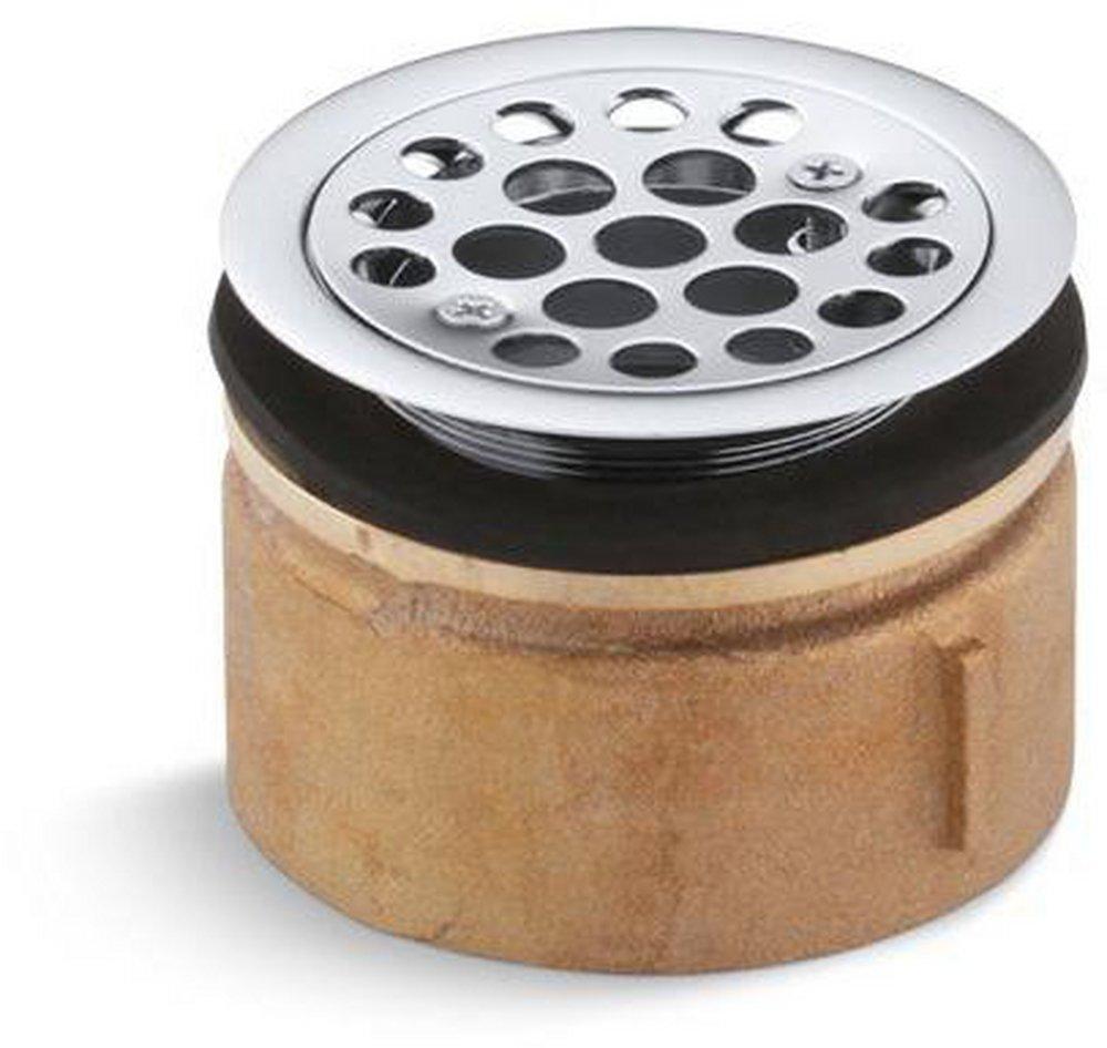 KOHLER Polished Chrome 3 in. Brass Sink Basket Strainer 