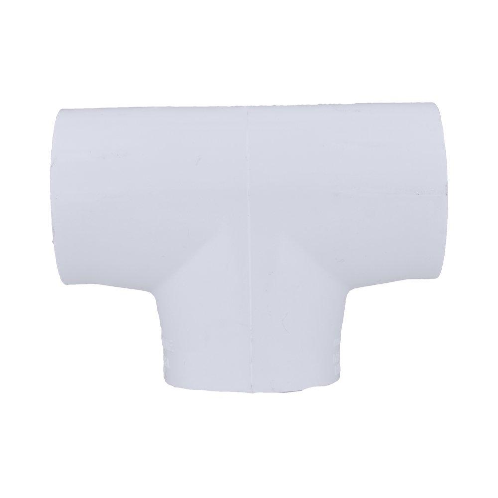 White PVC Schedule 40 Tee 