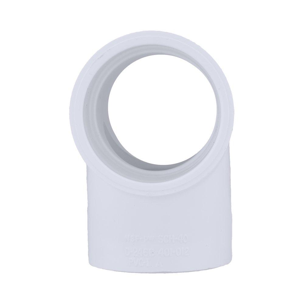 White PVC Schedule 40 Tee 