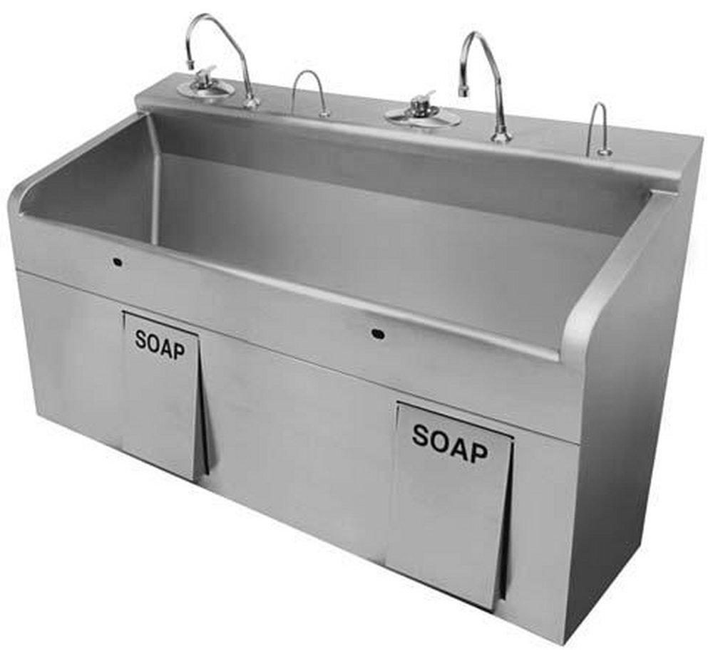 Sloan Valve 64X27 2H 2B SS WM SCRUB SINK PKG 