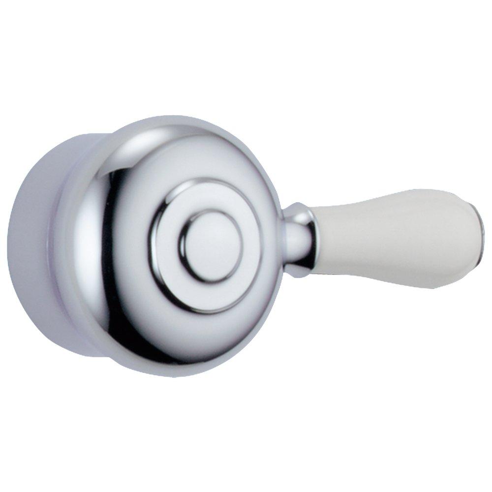 Delta Faucet Chrome Porcelain Single Lever Handle 