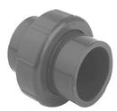Grey Socket 2000# Straight Schedule 80 CPVC Union with EPDM O-Ring Seal 