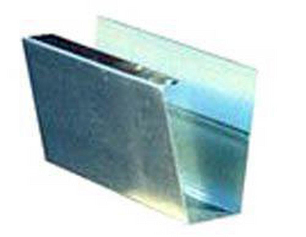 Roof Top Metal Products 25 in. 26 ga Plain Bond Fascia Gutter 