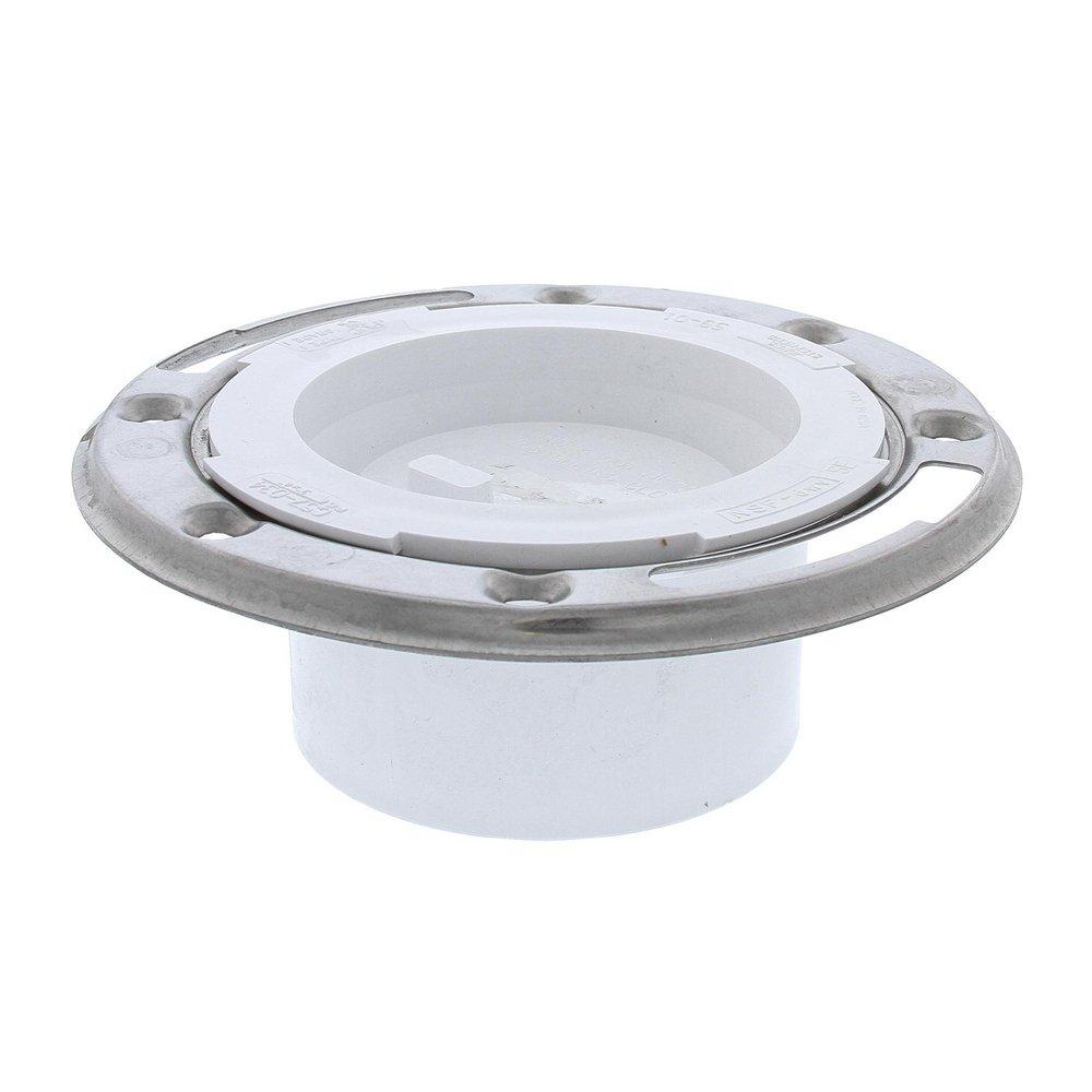 Jones Stephens White 3 x 4 in. PVC Closet Flange 