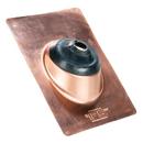 14-1/2 x 1-1/4 - 3 in. Copper Base Roof Flashing