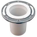 Jones Stephens White Plastic PVC Closet Flange 