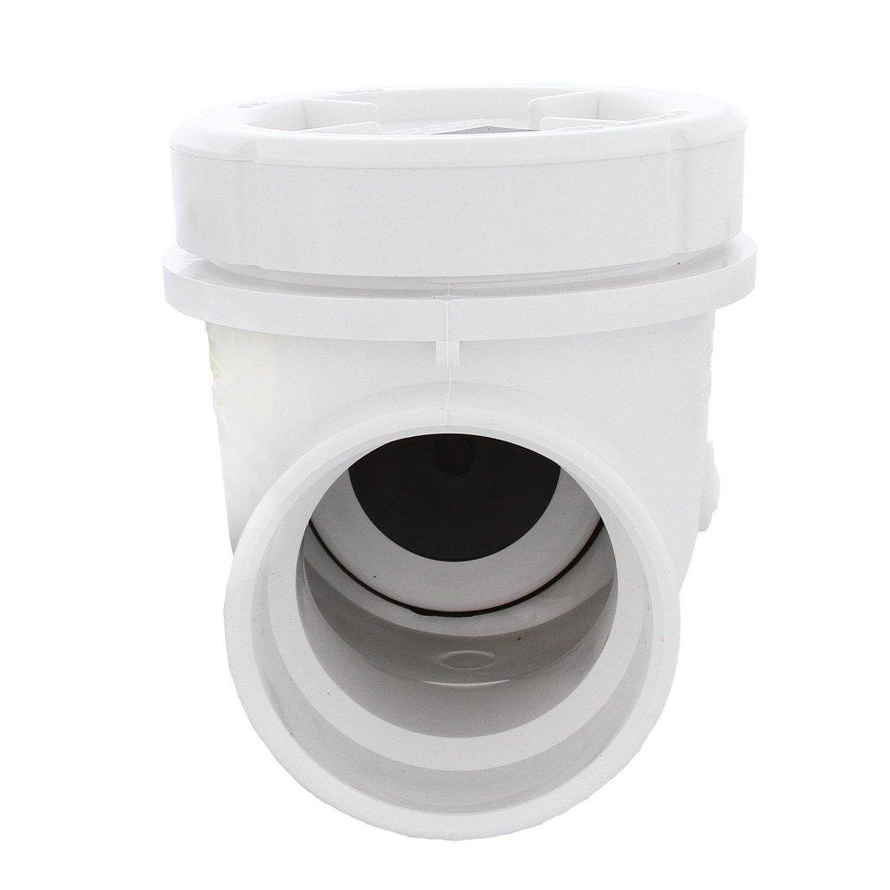 Jones Stephens White PVC Socket Backwater Valve 